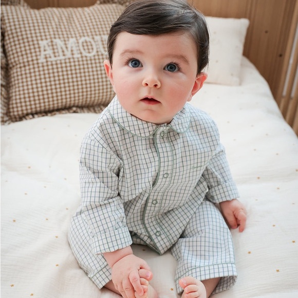 Cyrillus Embroidered Pajama Onesie - Picture 1 of 5